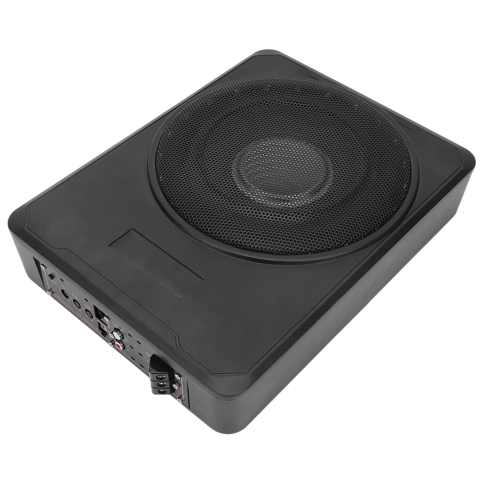 Potężny 10-calowy Subwoofer Samochodowy ze Wzmacniaczem do Samochodów Ciężarowych i Pojazdów Kempingowych, Trwały System Subwoofera Pod Siedzeniem Zapewniający wciągającą jazdę