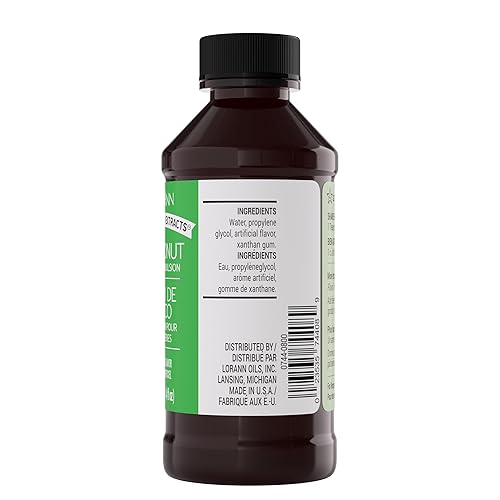 Vista 156 de LorAnn. Emulsión de plátano para panadería, botella de 4 onzas.