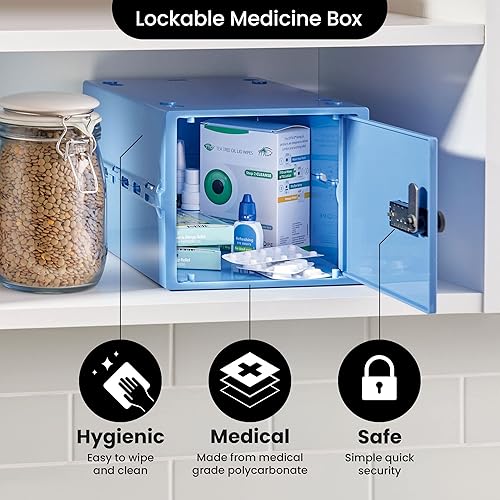 Miniatura 6 de Lockabox - Caja con cerradura para alimentos, medicina y electrónica, caja de utilidad con cerradura de combinación, caja confiable con cerradura