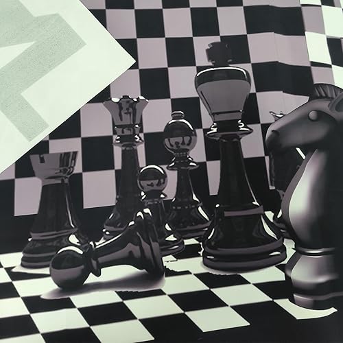 Miniatura 6 de Telón de fondo de cumpleaños de ajedrez a cuadros en blanco y negro fondo simple tema escena escena fondo pastel mantel 7x5ft BJMYFH39