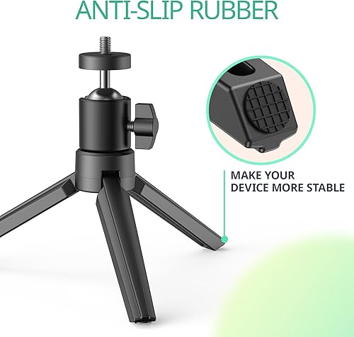 Miniatura 3 de YOTON Soporte para trípode: cabezal de bola giratorio 360 para mini proyector portátil y cámara