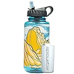 Epic Water Filters Nalgene OG Water Bottle with Filter, USA Made, BPA Free, Removes 99.99% Tap Water Contaminants, Forever Chemicals, Access Fund 23 Art, 32 oz