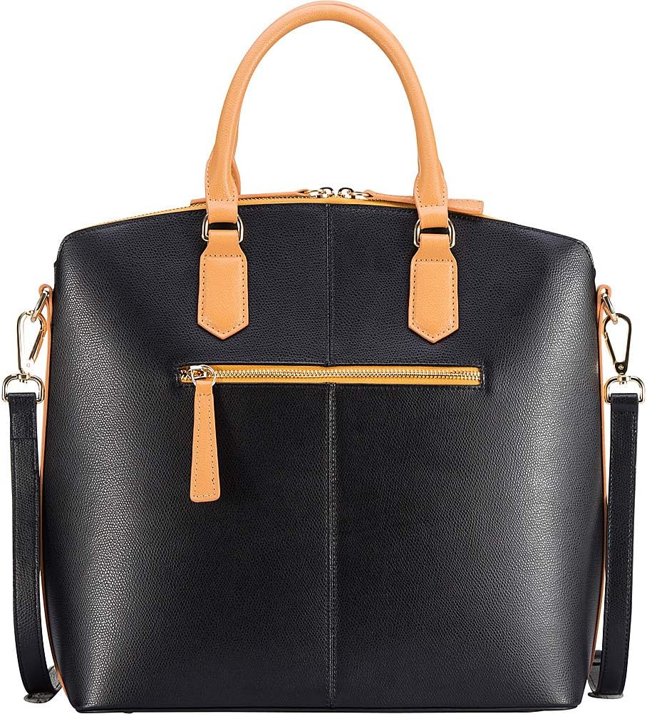 Delicio Leather Top Handle (Black)