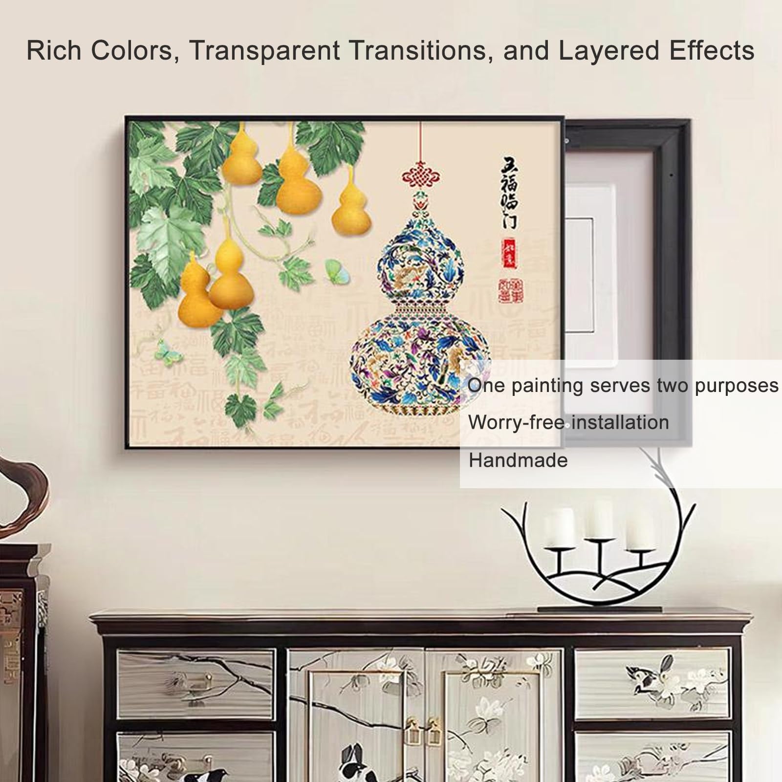 Las Decoraciones Para Tapas De Interruptores, Tapa Cuadro Electrico, Modernas Para Cajas De Fusibles Y Decoraciones Paneles Distribución(Beige6,60 * 80cm/23.6 * 31.4in)