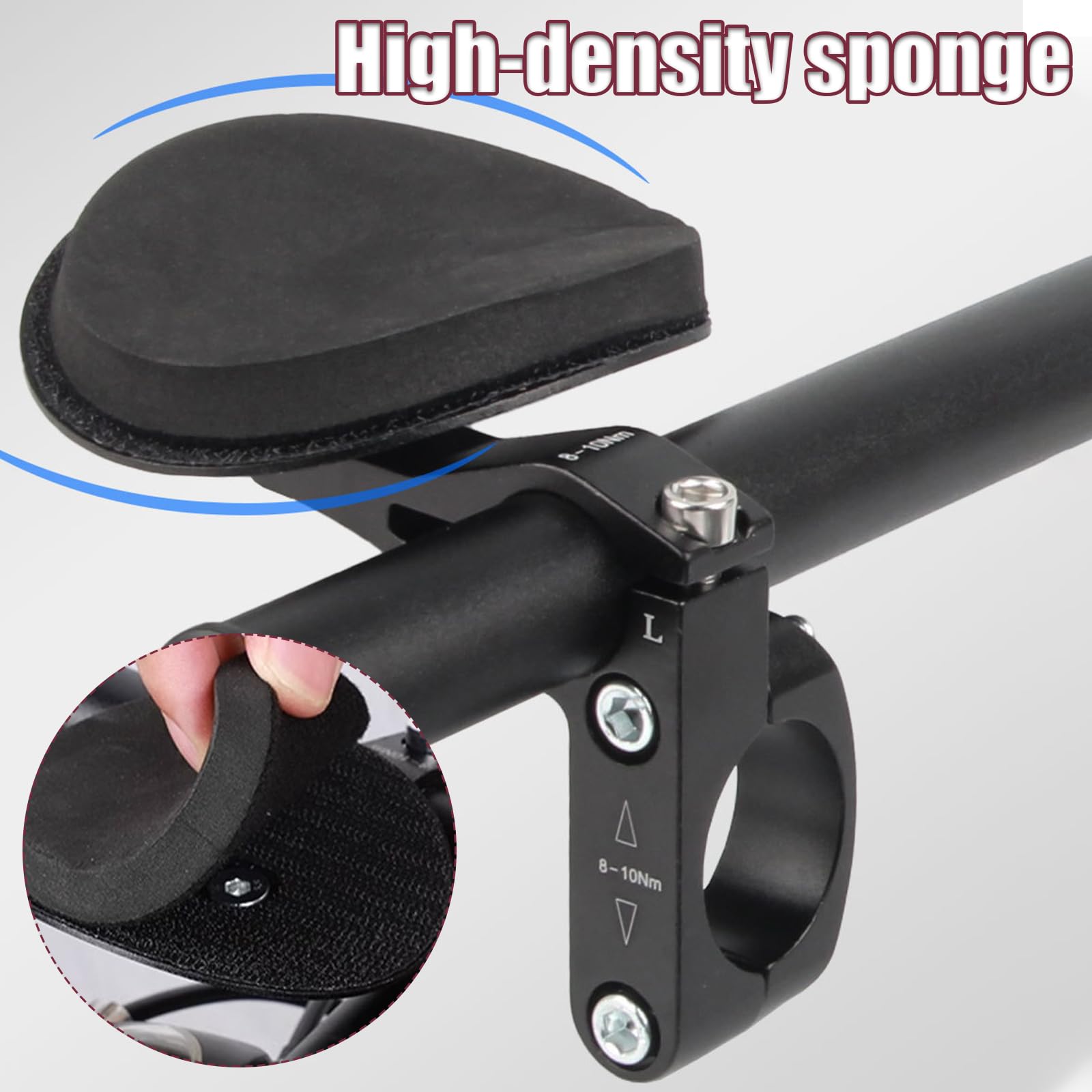 Guidon De Vélo En Aluminium - Accoudoir Pour Vélo De Route, Vélo De Montagne, Triathlon