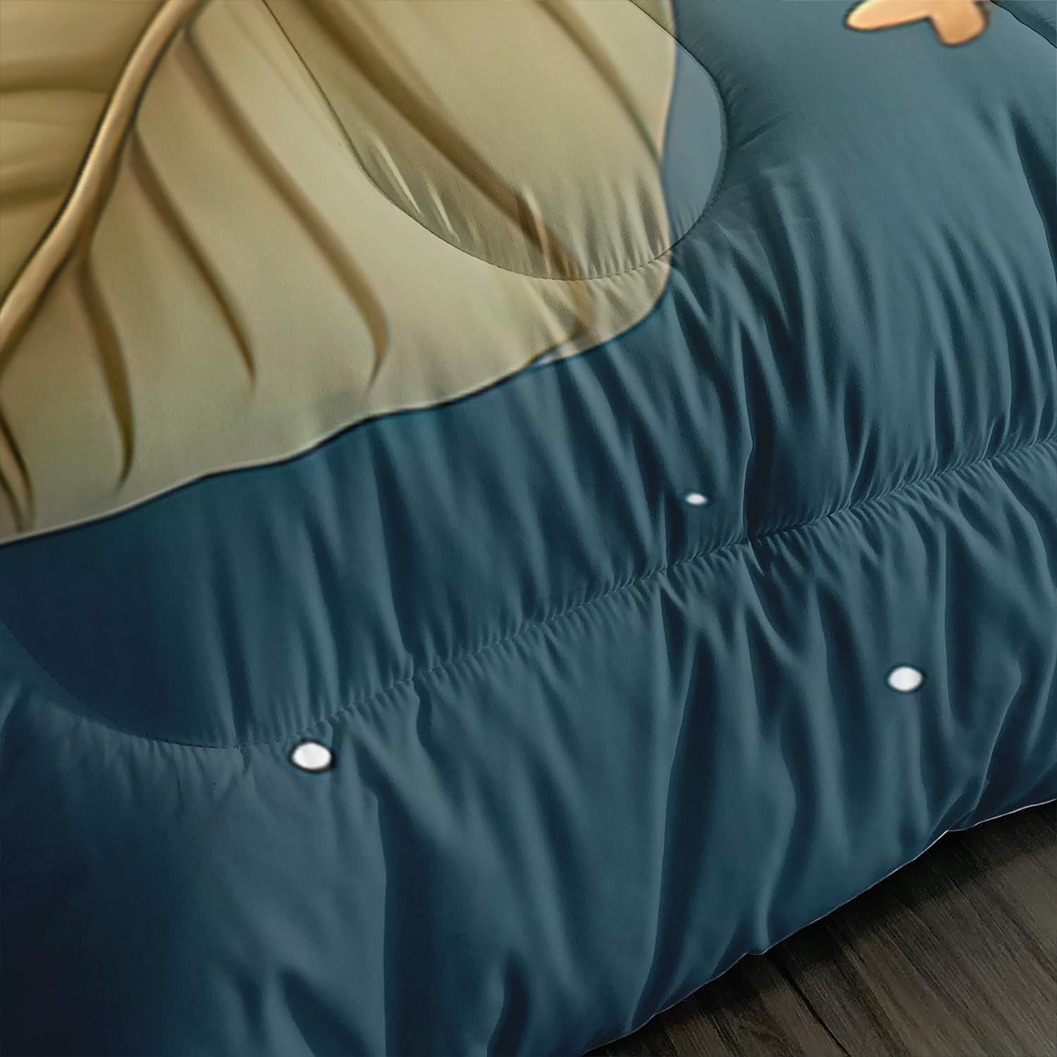 Kawaii Brown Sloth Comforter Set 3Pcs Galaxy Moon Bedding Twin Universe Outer Space Star Bedding Set for Kid Teen Girl Boy Bed Decor Sleeping Sloth Quilt with 1 Comforter and 2 Pillowcases - Image 5