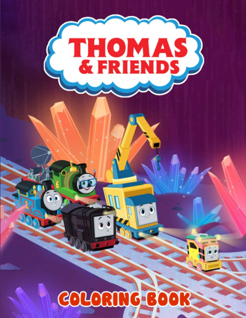 Buy 𝗧𝗵𝗼𝗺𝗮𝘀 𝗔𝗻𝗱 𝗙𝗿𝗶𝗲𝗻𝗱𝘀 Coloring Book Coloring pages filled with 𝗧