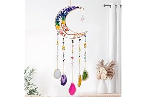 7 Chakra Crystal Wall Decor: Handcrafted to Adorn Your Abode with Mesmerizing Energy