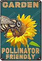 Vista 13 de LIUAXICIA Letreros de metal divertidos para jardín, letreros de metal con diseño de colibrí, para garaje, hogar, cafetería, bar, granja, pared