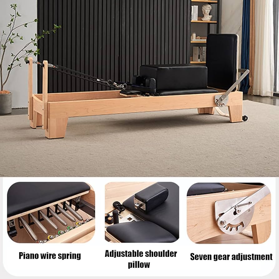 ピラティス　ホームピラティス Amazon.co.jp: Hlixzoy 折りたたみ式ピラティスリフォーマー