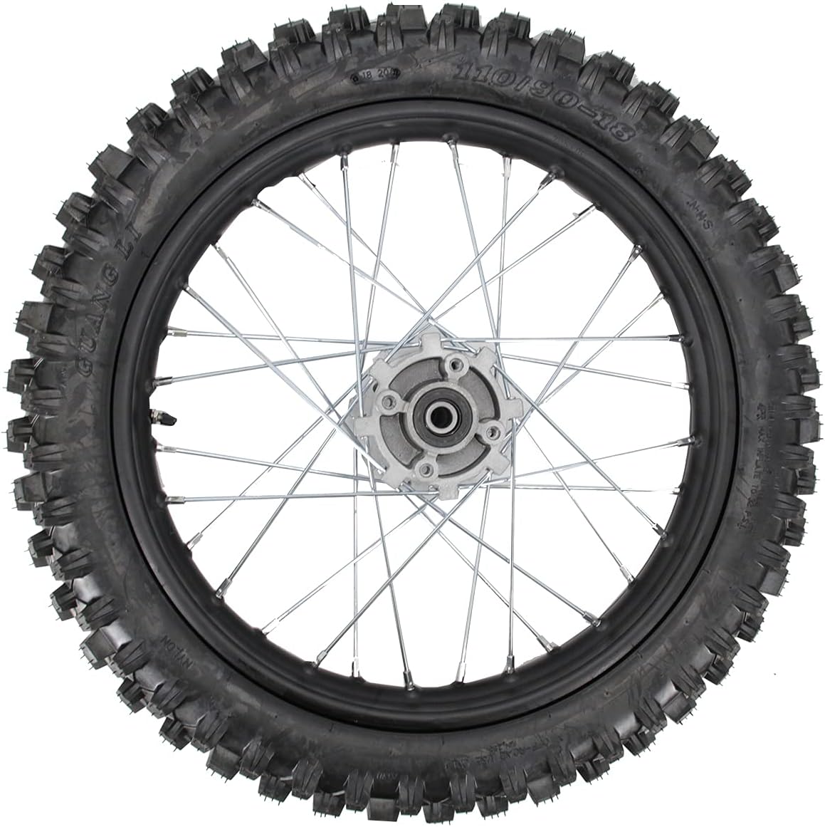 X-PRO 18" Rear Wheel 110/90-18 with 15mm Bearing Assembly for Dirt Bikes(DO NOT FIT HAWK250)