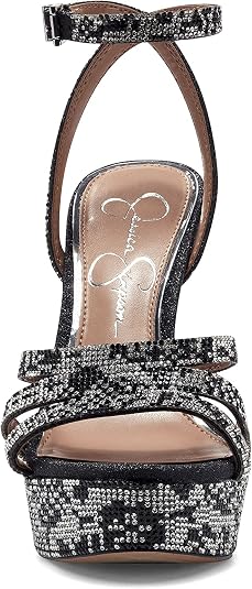 Jessica Simpson Women's Balina Heeled Sandal - Ankle Strap Platform Dress Sandals With Embellishments - View #2