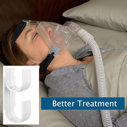 Miniatura 3 de 2 paquetes de colgadores de manguera CPAP, soporte de manguera para CPAP, gancho para máscara CPAP, soporte para tubo CPAP, organizador de manguera