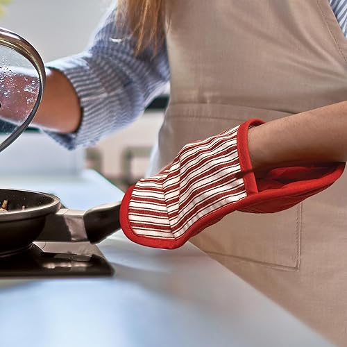 Miniatura 4 de Homewear Marlow - Juego de 2 soportes para ollas de silicona, resistente al calor y al deslizamiento, bolsillo de algodón reciclado, salvamanteles