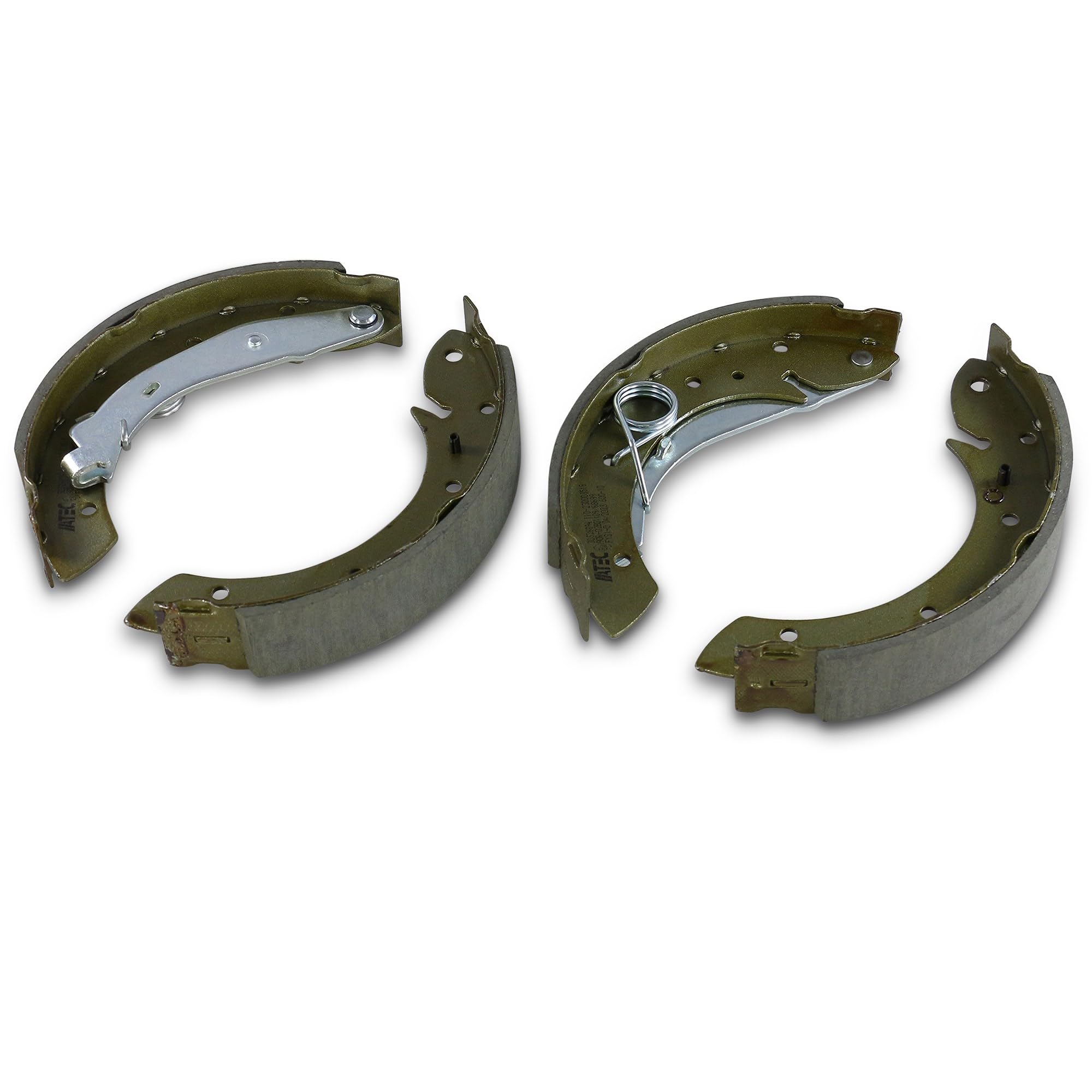 BESTPRICE Set freni incl. dischi freno anteriori Ø 266 mm ventilati + pastiglie freno anteriori e ganasce freno posteriori + cilindretti freno ruota