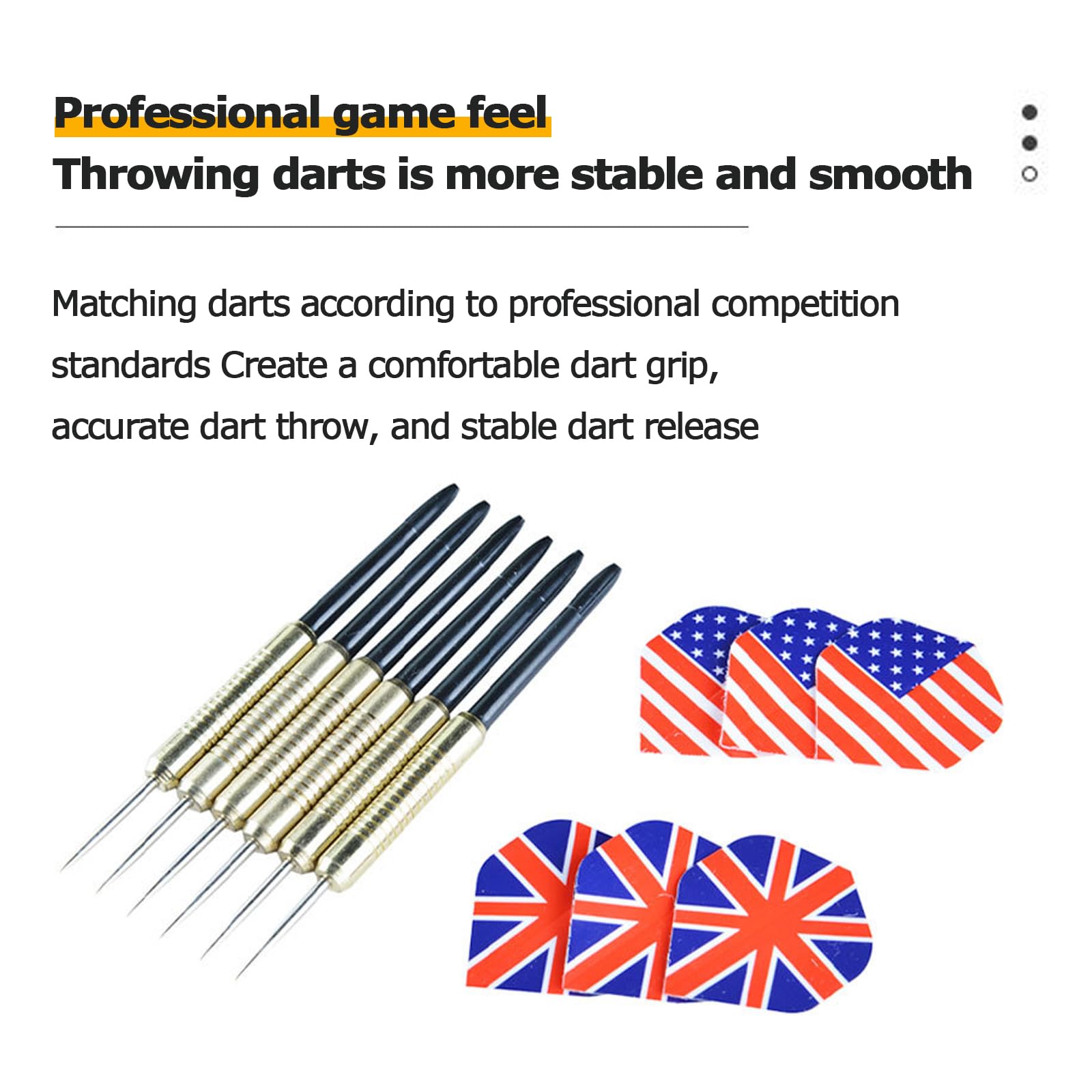 Professionelle Sisal-Dartscheibe 45,7 Cm Mit 6 Dartpfeilen & Wandschutz - Drehring & Metall-Einzelteilung
