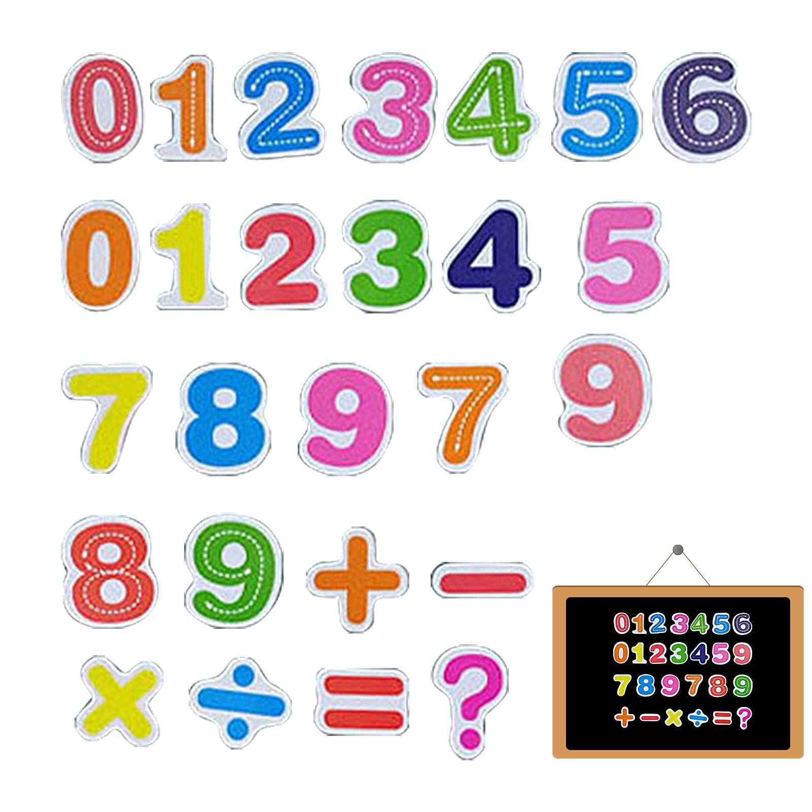 lembrd Alphabet Fridge Magnets, 123 / Learning Magnets for Fridge, Homeschool Preschool Educational Toys for Learning or 1 2 3