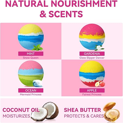 Miniatura 5 de Bombas de baño de dibujos animados para niños con juguetes sorpresa en el interior, bombas de baño grandes para niños, hechas a mano con aceites