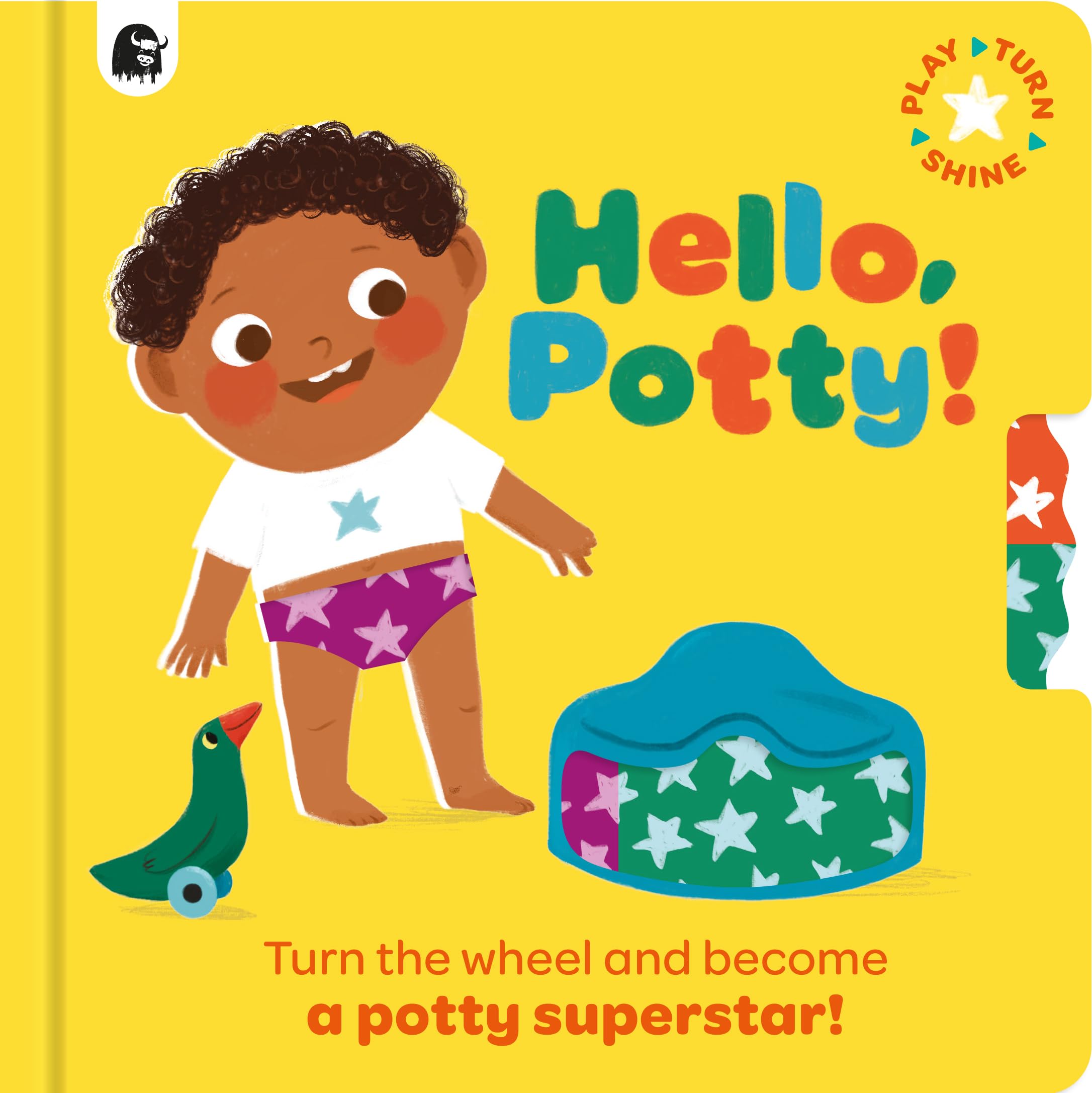Happy Yak Unisex Multicolor Hello, Potty : Turn The Wheel & Become A Potty Superstar Board