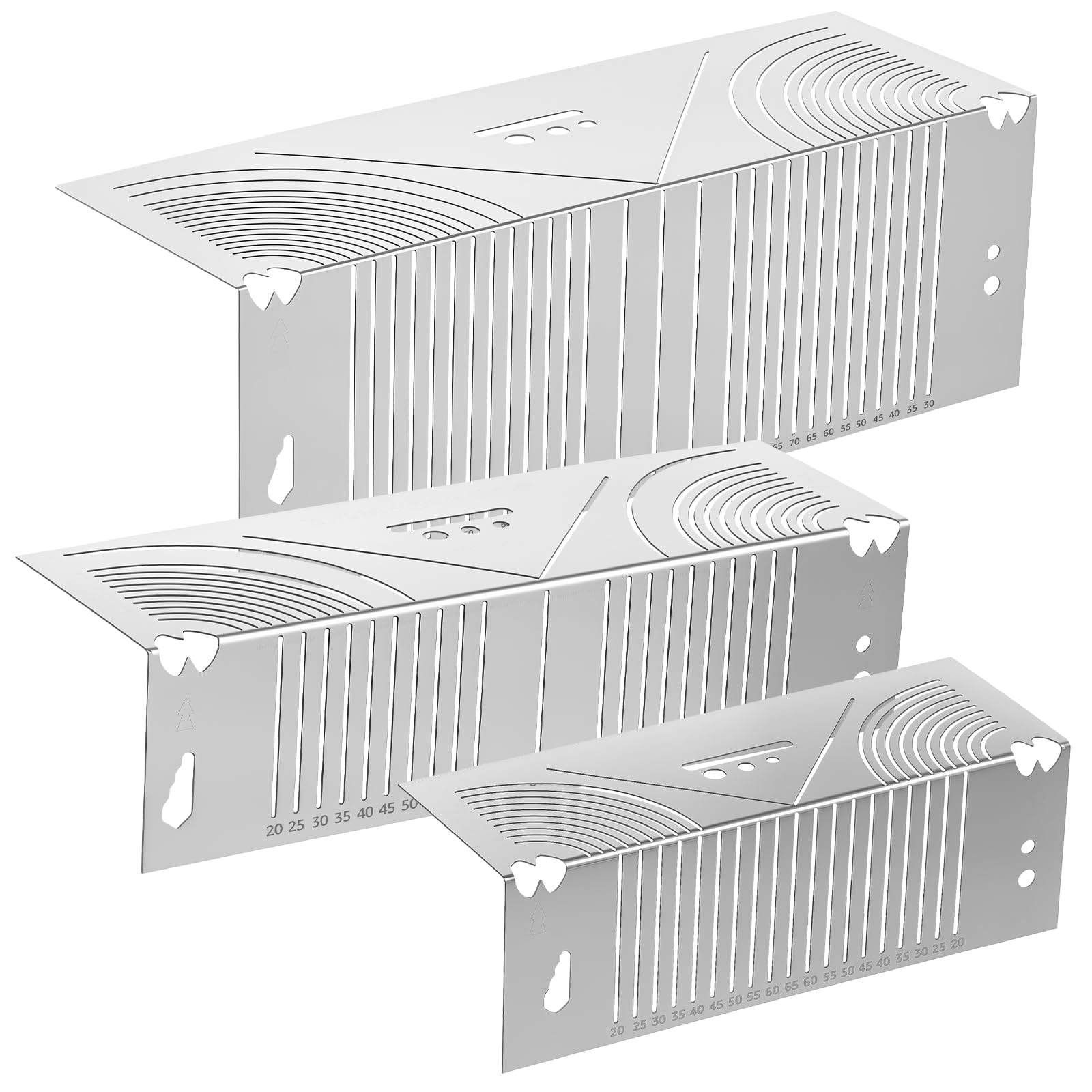 Precision Flex Angle Arc Marking Tool Stainless Steel Adjustable Linear Arc Scriber Square Tube Bending Tool Precise Arc Linear Scriber Pipe Bend