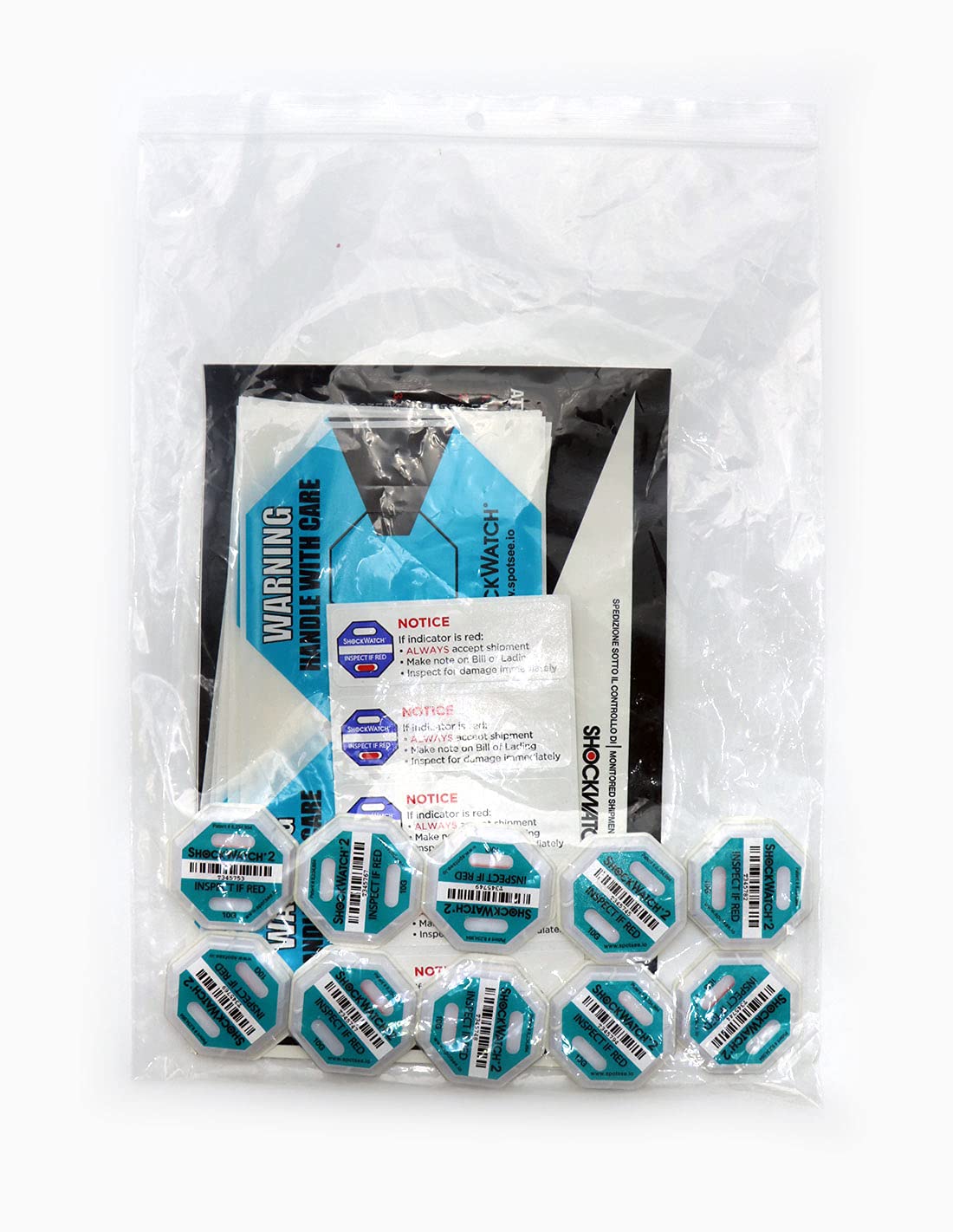 Indicatore di Impatto Shockwatch 2 · 10G (Turquoise)