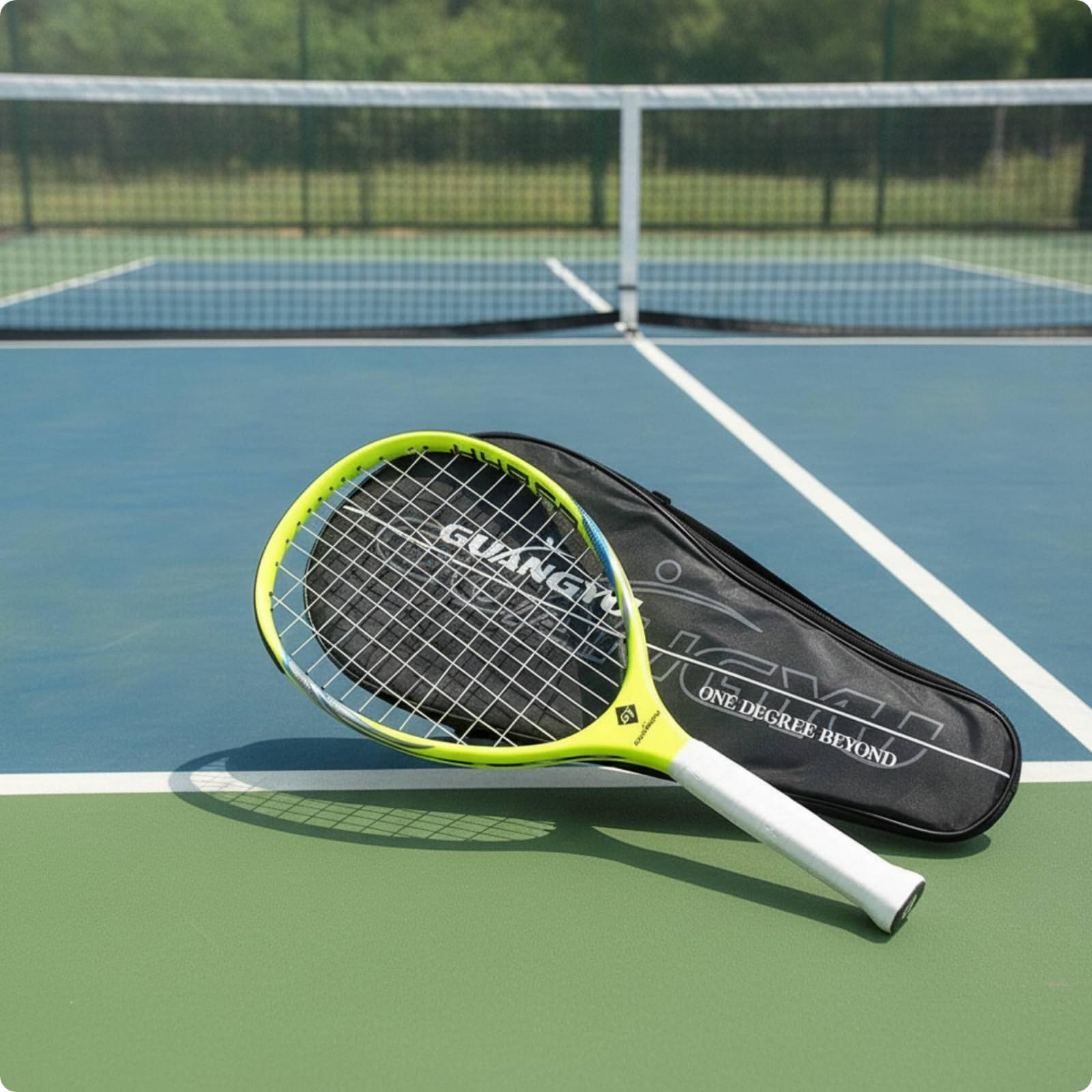 Racchetta con Custodia Leggera Racchetta da Tennis Leggero Attrezzatura per Adulti, Partite Amatoriali
