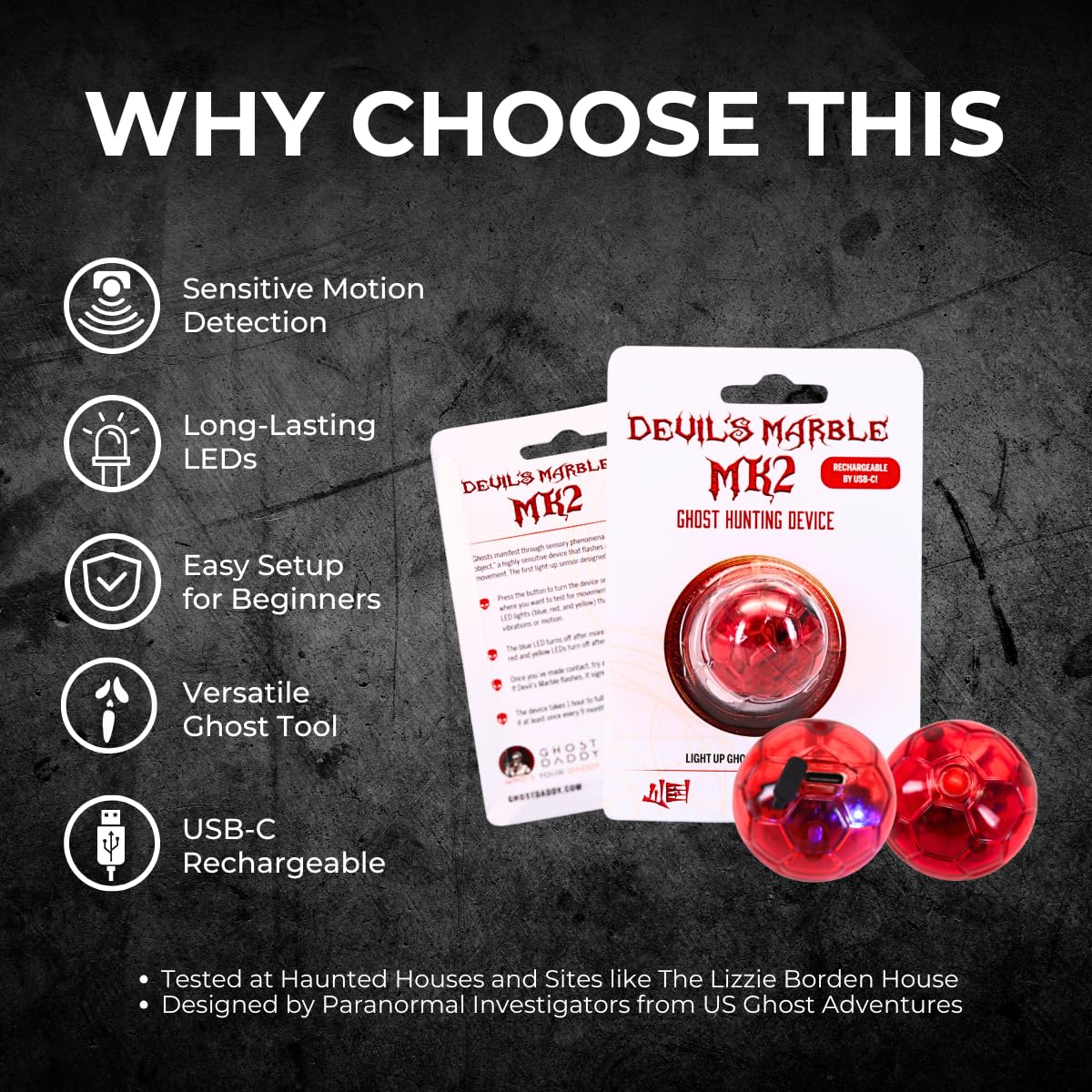 Amazon.com: Devil's Marble MK2 Ghost Hunting Device, USB-C