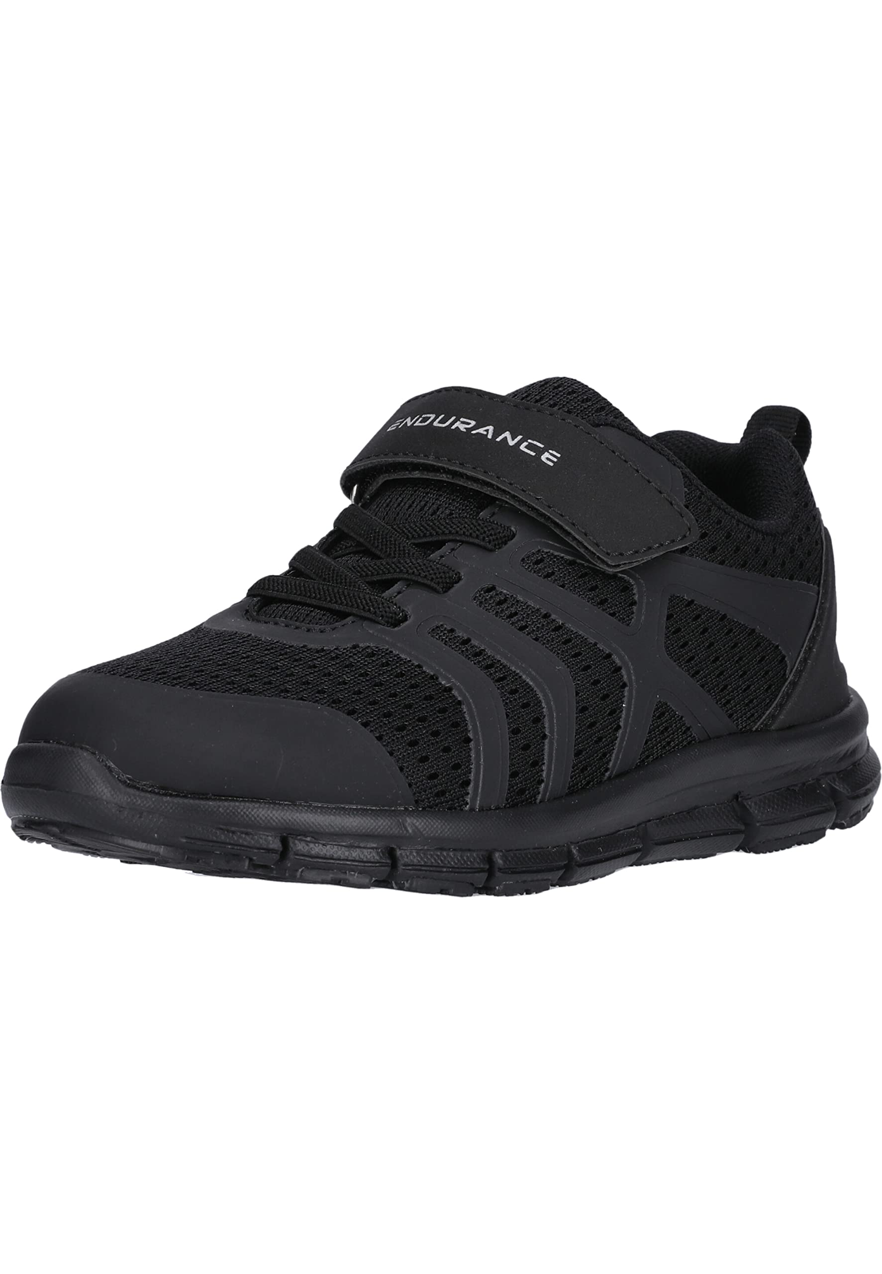 ENDURANCE Men's Clenny Walking Shoe, 1001s Black Solid, 4 UK