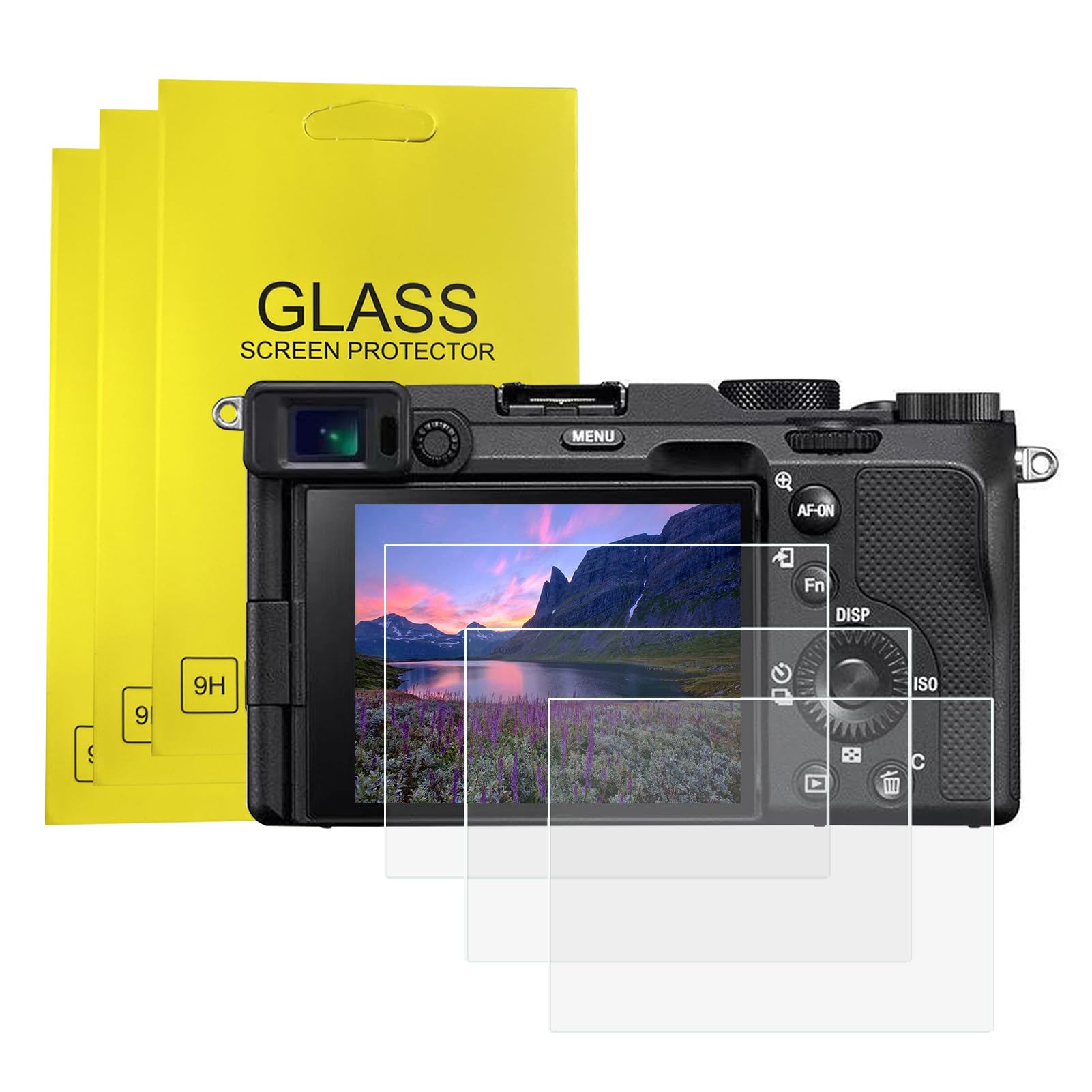 Protecteur D'Écran En Verre Trempé 9H Pour Sony A6000/A6300 - 0.3 Mm Ultra Fin, Anti-Rayures, Anti-Empreintes - Installation Facile Sans Bulles