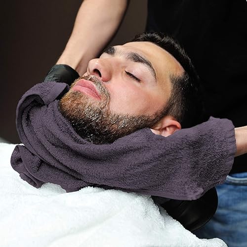 Miniatura 3 de Arkwright Bleach Safe Jr. - Toallas de salón (paquete de 12) 100% algodón hilado en anillo, suave, de secado rápido, súper absorbentes, para