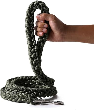 Thick braided rope dog leash Clearance