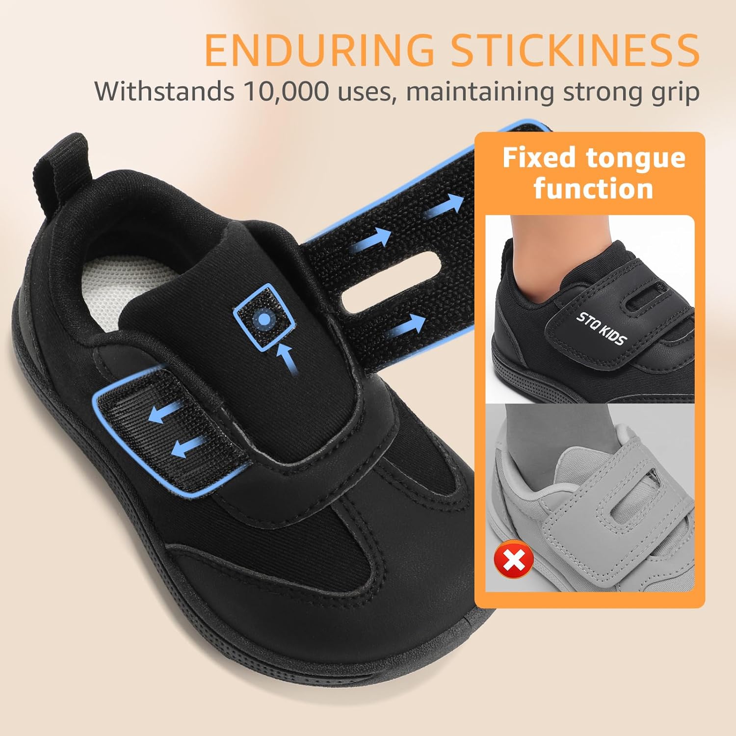 Wide Toe Box Toddler Shoes Zero Drop Boys Girls Barefoot Shoe Non-Slip Little Kids Sneakers for First Walking - Image 6