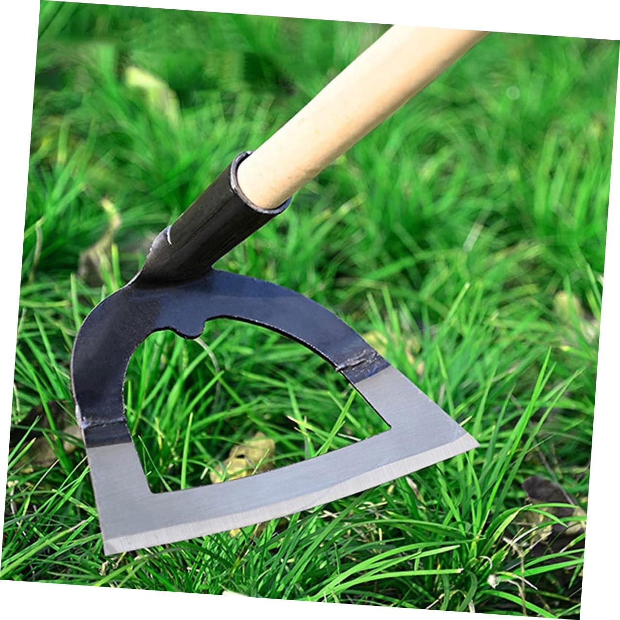 Attrezzo Manuale Resistente e Leggero Design Cavo in Acciaio Inossidabile Strumento da Giardino per Diserbo e Lavorazione del Terreno per Aratura e Semina