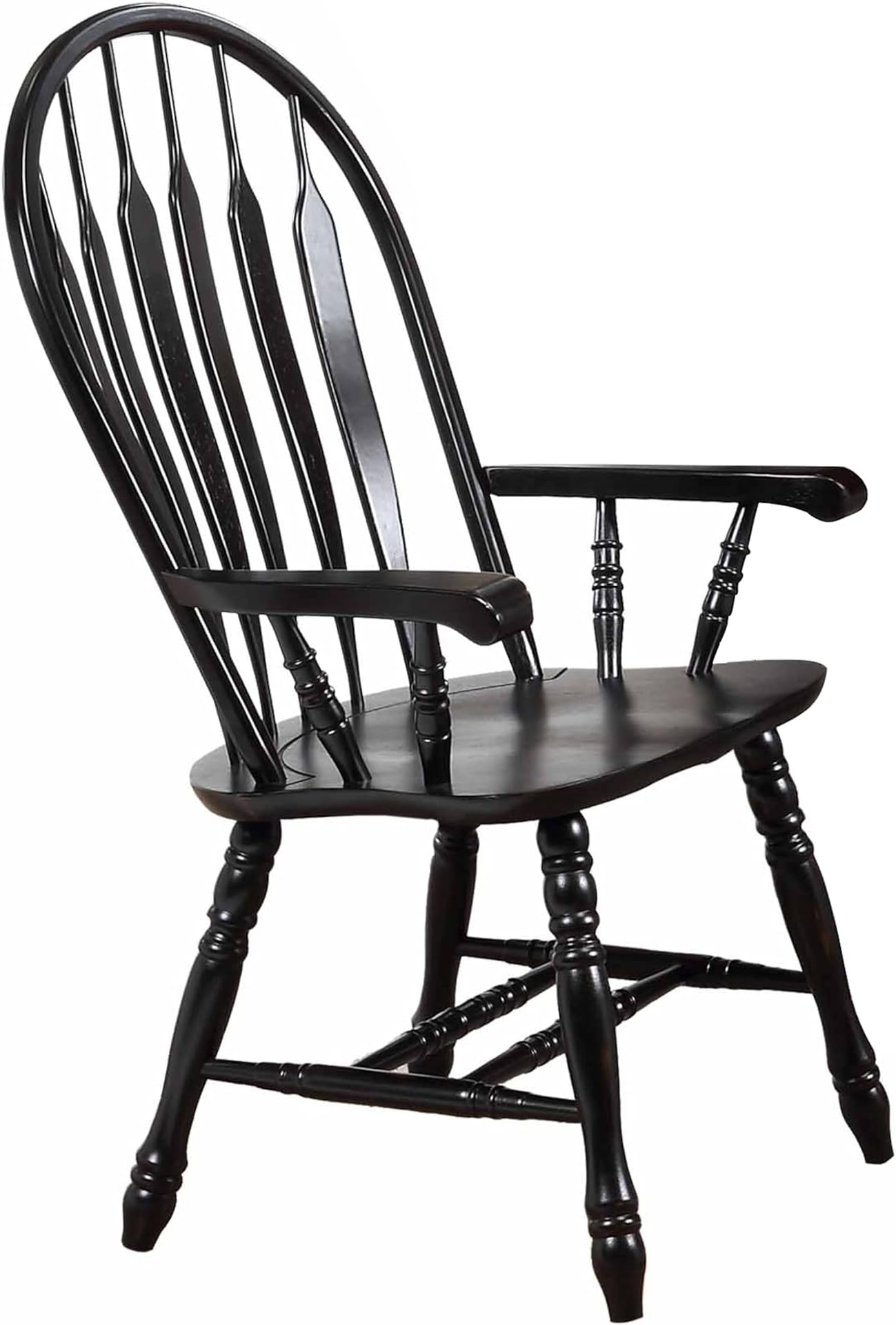 Sunset Trading Black Cherry Selections Dining Chair, 41", Distressed Antique