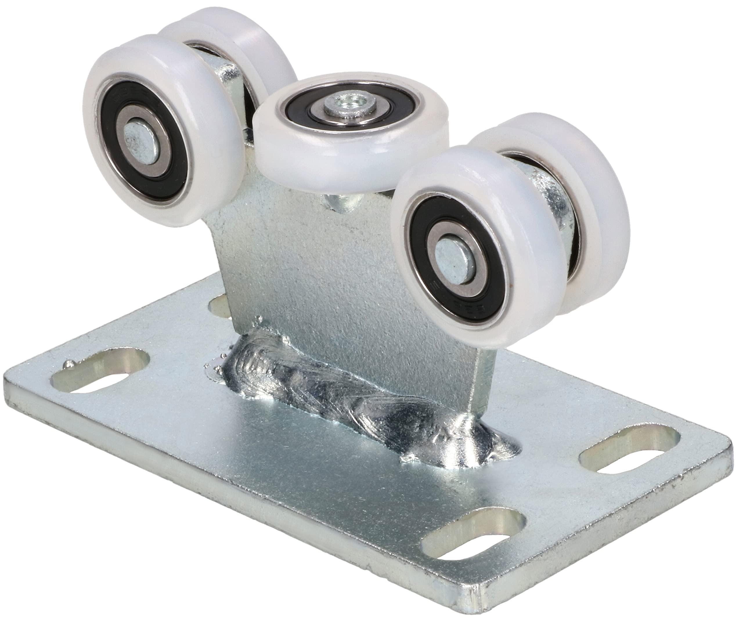 KOTARBAU® Roulette fixe sans réglage de la hauteur Ø 25 5 roulettes Parfait pour différentes portes coulissantes