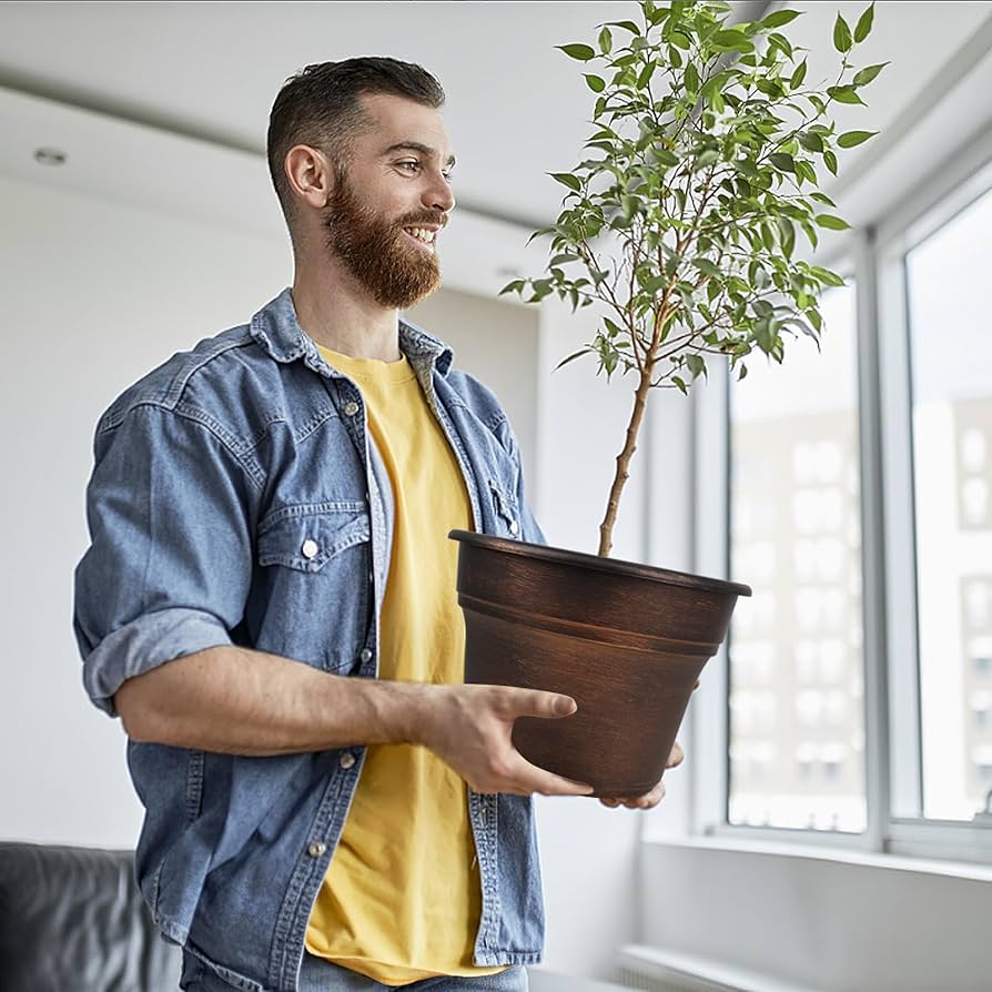 Amazon.co.jp: プランターポット 4個セット 13インチ 大型