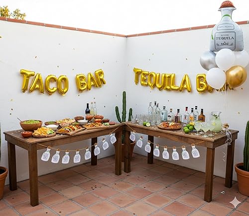 Miniatura 7 de Globo de papel de aluminio de 30 pulgadas (juego de 1, con pajita), decoraciones de despedida de soltera y matrimonio, alcohol inflable