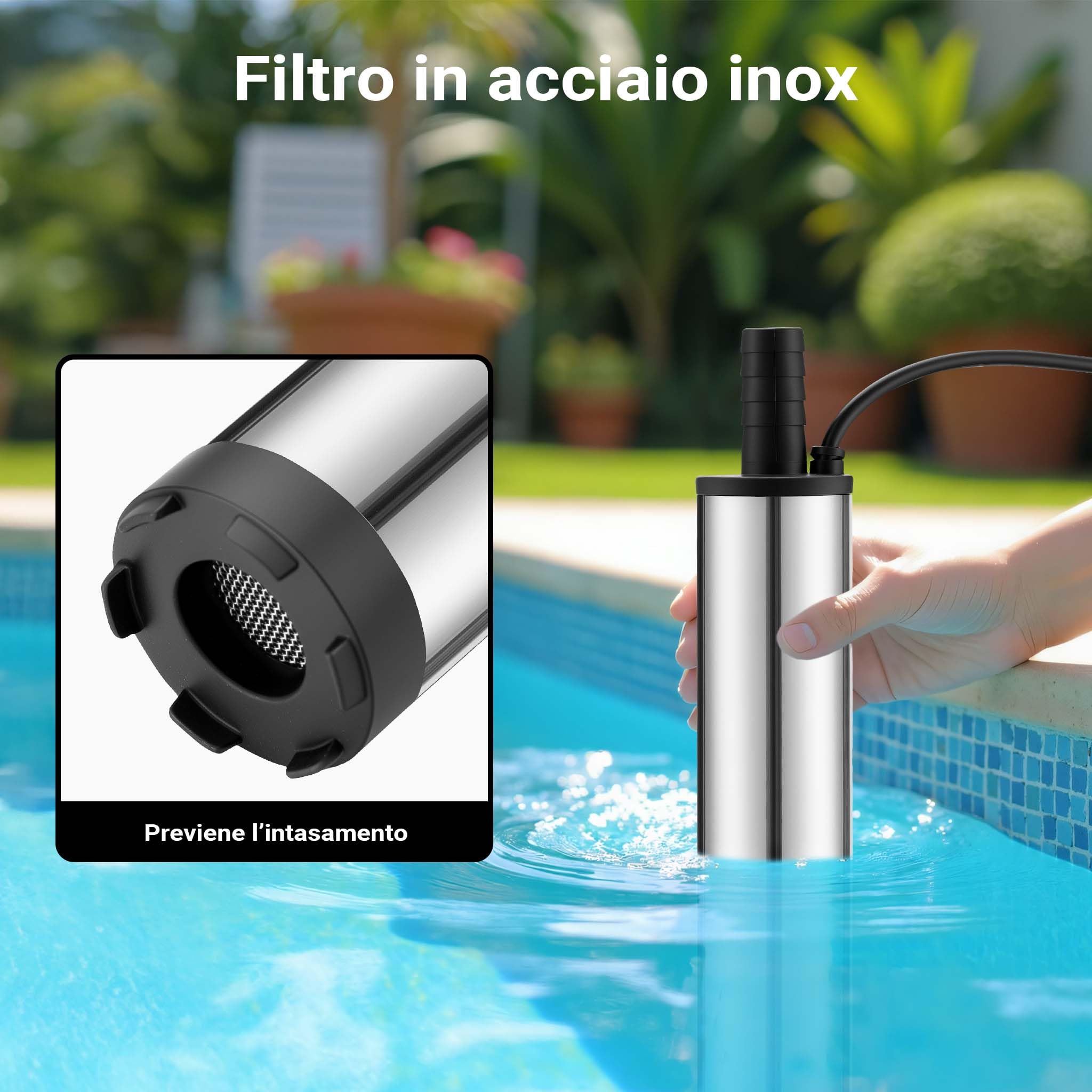 Pompa 12 V per acqua e diesel 12-15 l/min 8700 giri/min per trasferimento liquidi