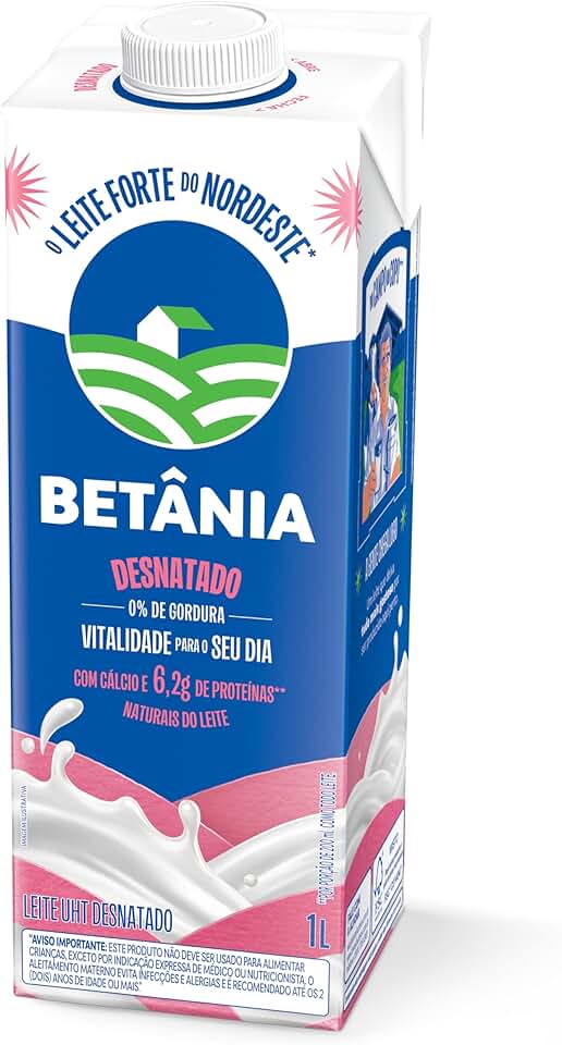 Betânia Leite UHT Desnatado 1L