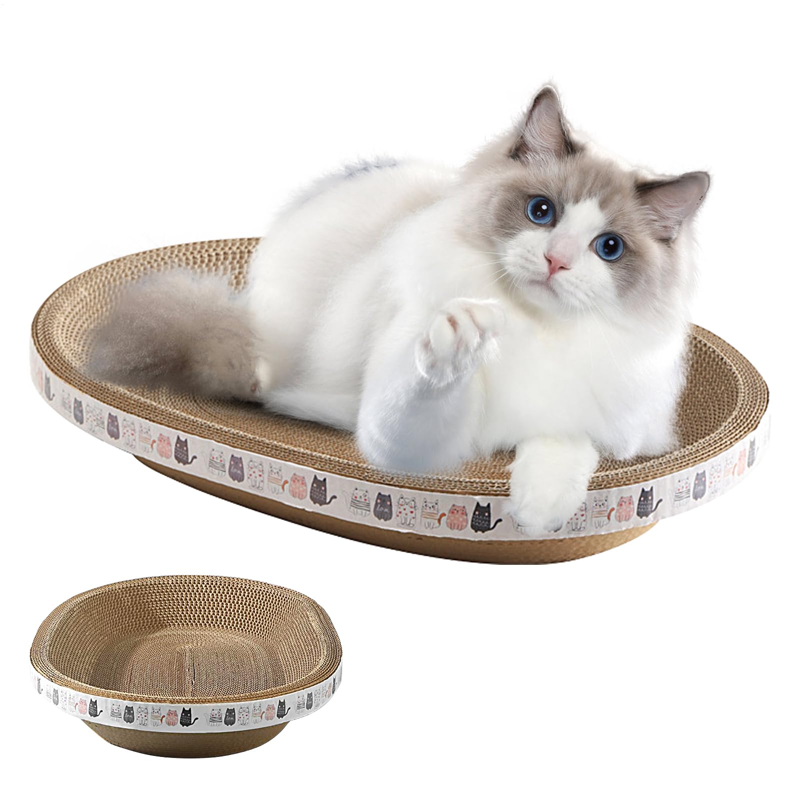 Tapis À Griffes Pour Chat | Jouet En Carton Imperméable Résistant Et À Forte Charge - Tapis À Griffes D'Intérieur - Pour Les Chatons Animal De Compagnie Escalade En Extérieur Pour Noël Salon Perch