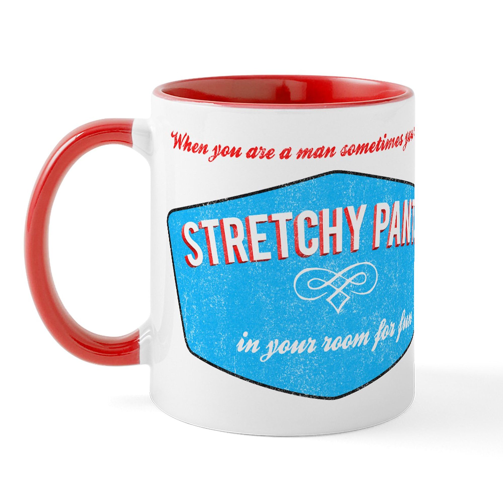CafePress Stretchy Pants (Vintage Look) Mug 11 oz (325 ml) Ceramic Coffee Mug
