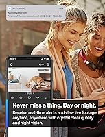 Vista 3 de TP-Link Tapo - Cámara de seguridad interior de 1080P para monitor de bebé, cámara para perros con detección de movimiento, sirena de audio