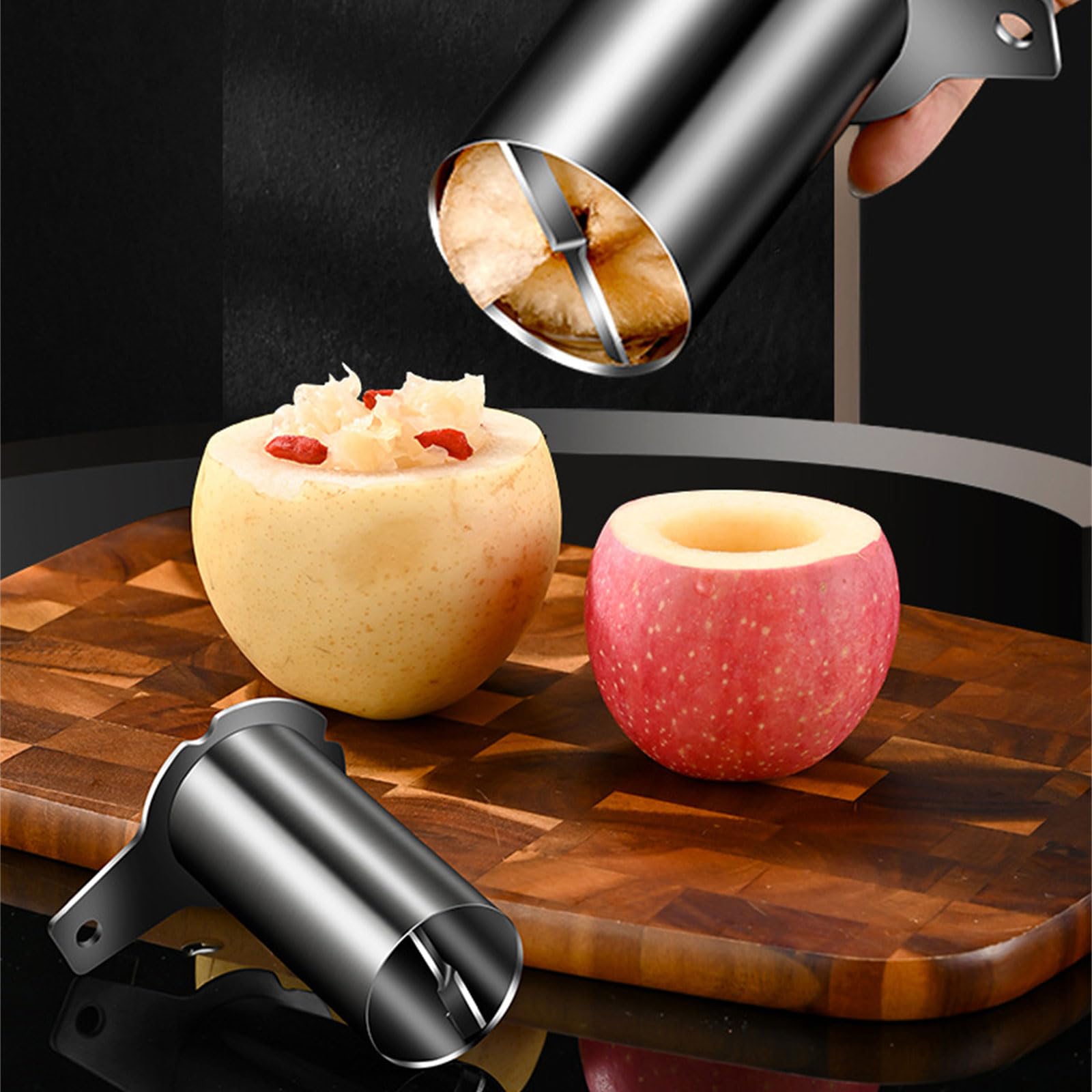 Évideur De Fruits Et Légumes En Acier Inoxydable 304 - Pour Tomates, Kiwis, Poivrons, Manche Ergonomique - 4