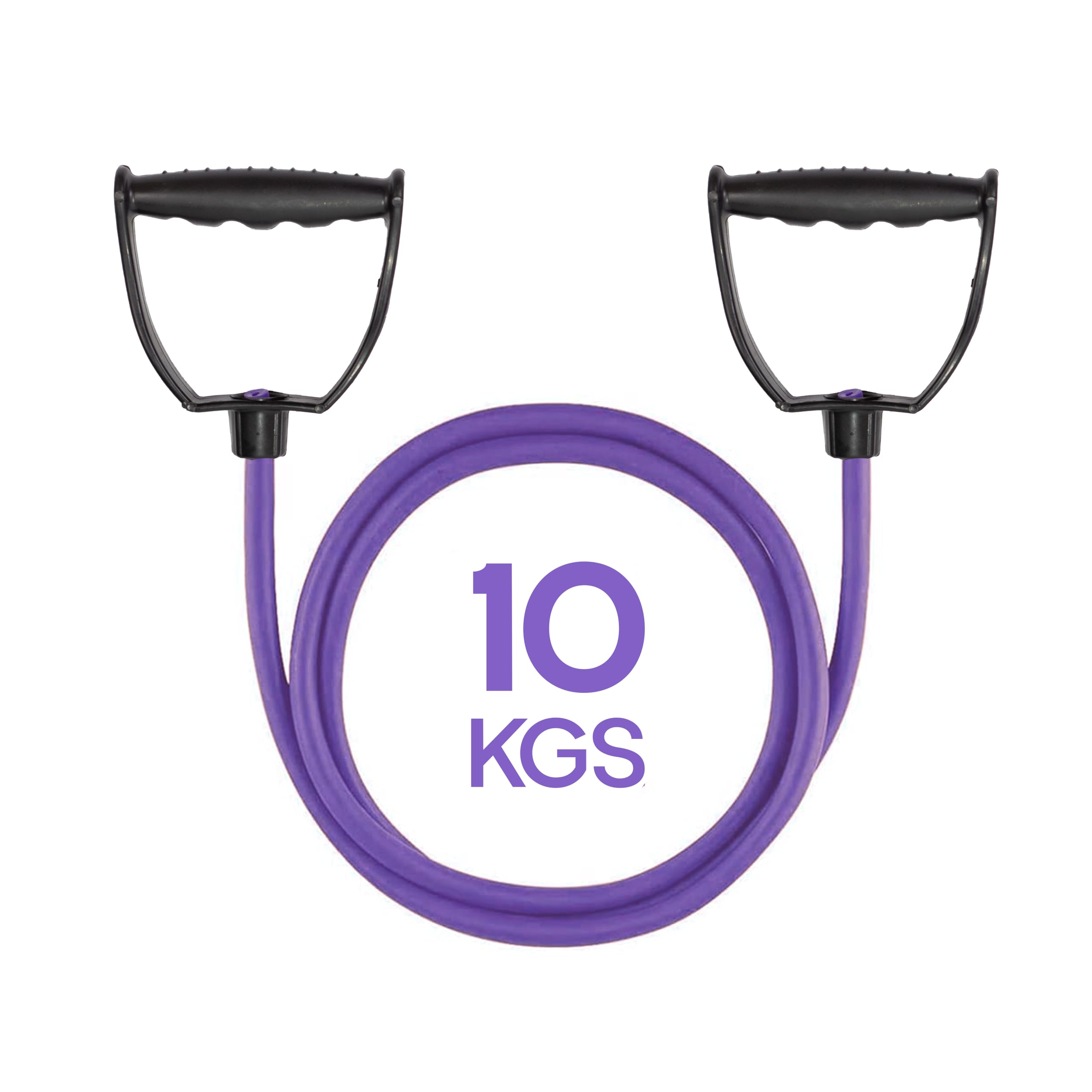 Konex Resistance Toning Tube with Foam Handles for Men & Women | Stretching Exerciser for Home & Gym Workouts (Purple) (B0CSLWYW7P) Amazon Price History, Amazon Price Tracker