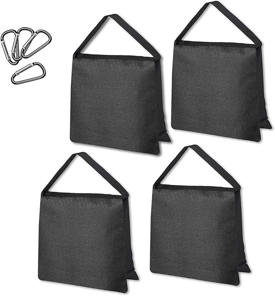 RZiioo Heavy Duty Sandbag Saddlebag Design 4 Weight Bags for Photo Video Studio Stand,Backyard,Outdoor Patio,Sports