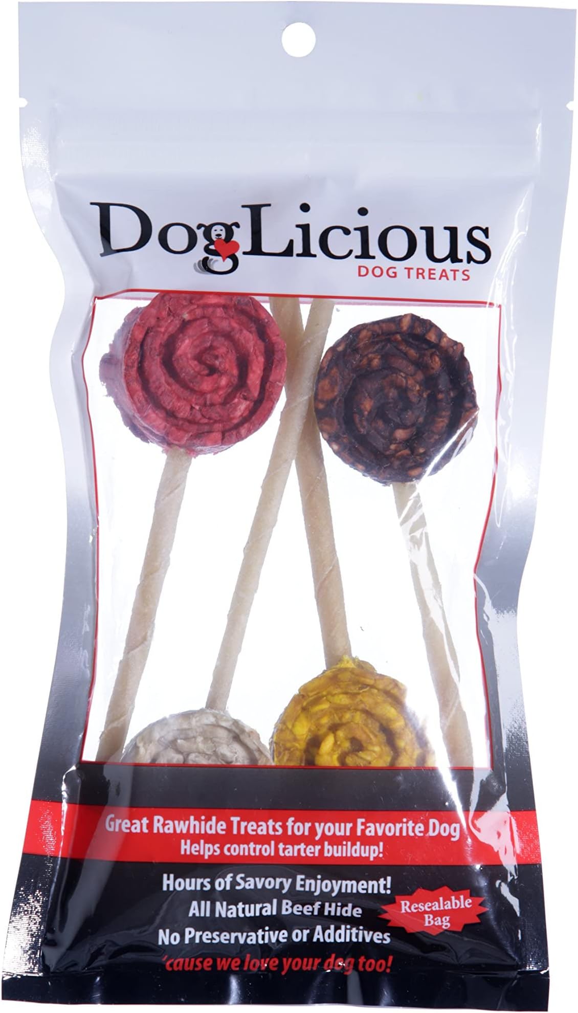 Lollipops Multicolored 5in 4ct