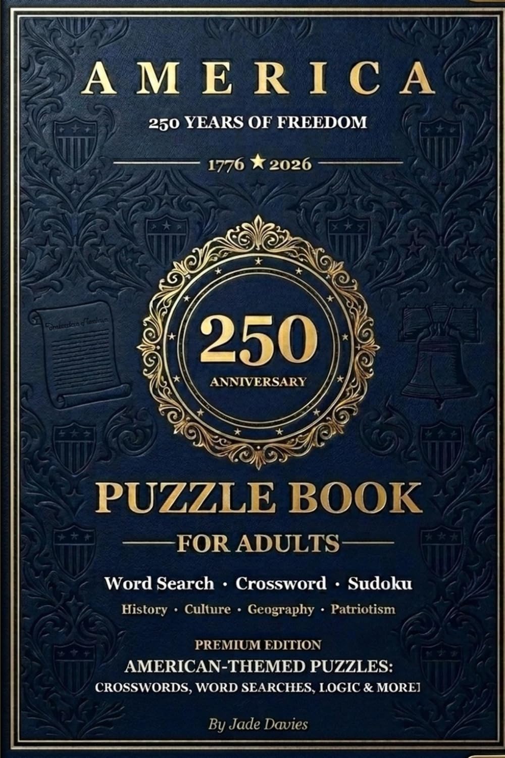 America 250 years of Freedom: Puzzle Book