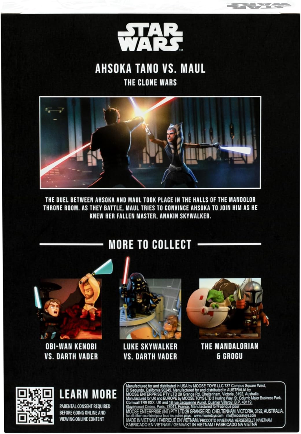 FANDROP SW02-Star Wars: The Clone Warsâ - Ahsoka Tano VS. Maul. FANDROP Combines an Epic Diorama, Artifacts & Scene Marker Creating A Display to Enhance Collection, 4 to Collect