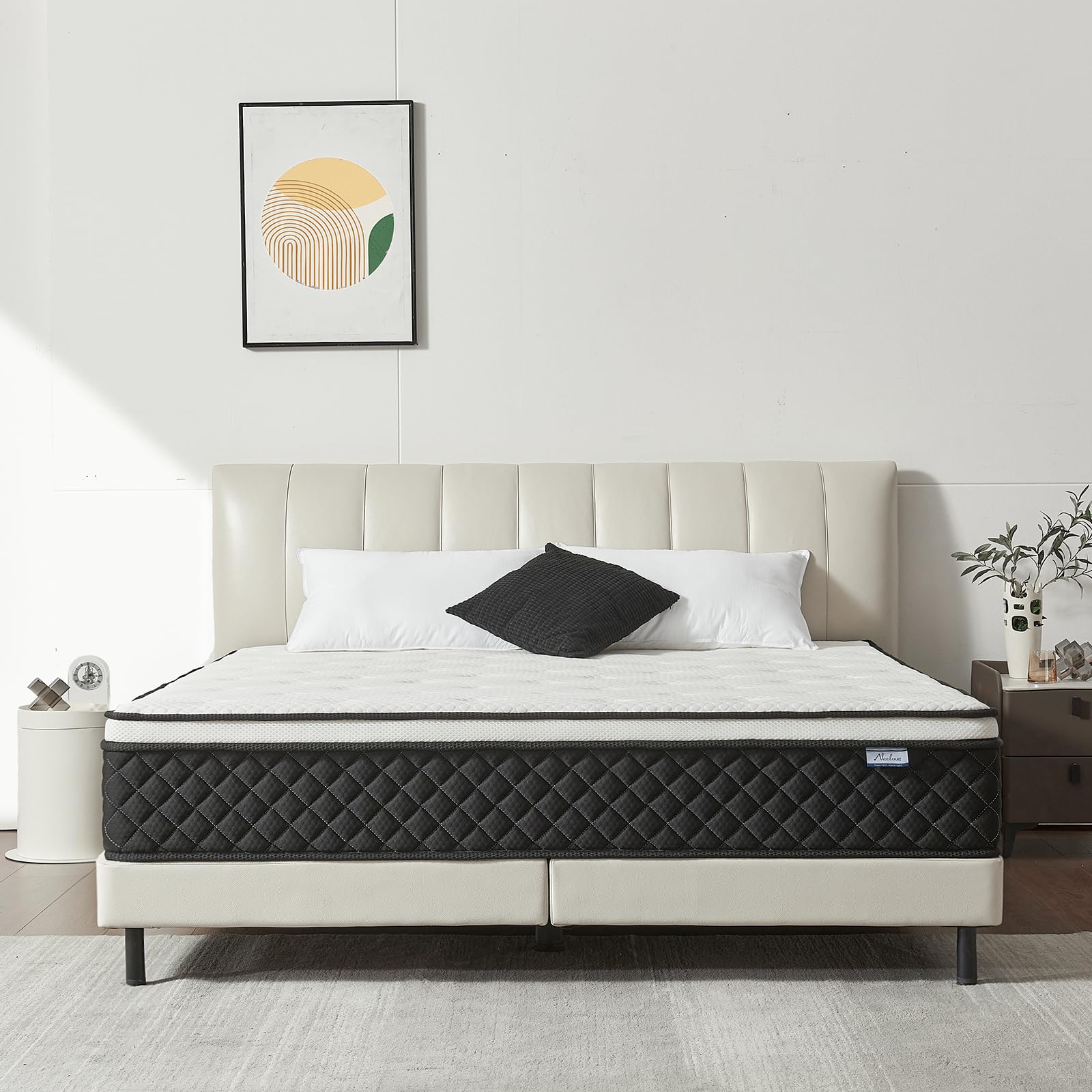 Vaeluna Queen Mattress 12 Inch Hybrid