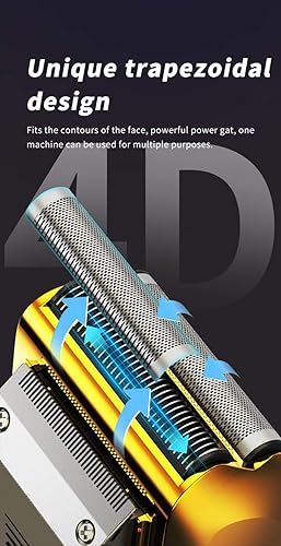 Miniatura 3 de Afeitadoras eléctricas de papel de aluminio afeitadoras para hombres calvos para la cabeza, afeitadora de cara de peluquero, afeitadora de cerca,